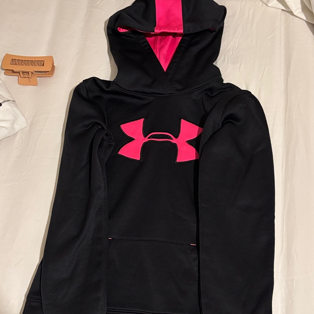 Under Armour Kids Black and Pink Jacket